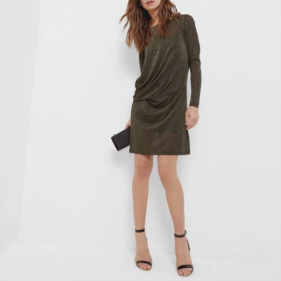 Ted Baker Ethia Sparkle Lurex Layered Dress - Picture 2 of 11